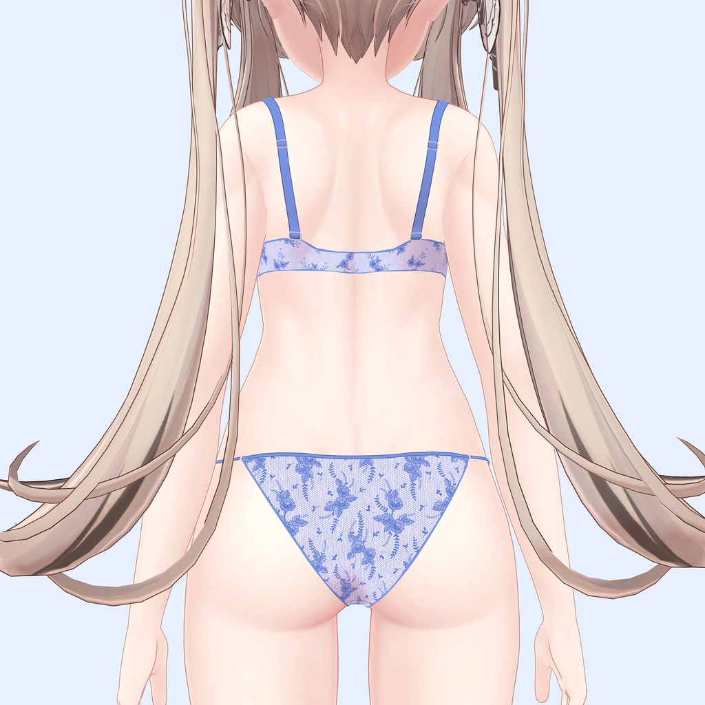 マヌカ用のランジェリーセット、柄3種類4色入り