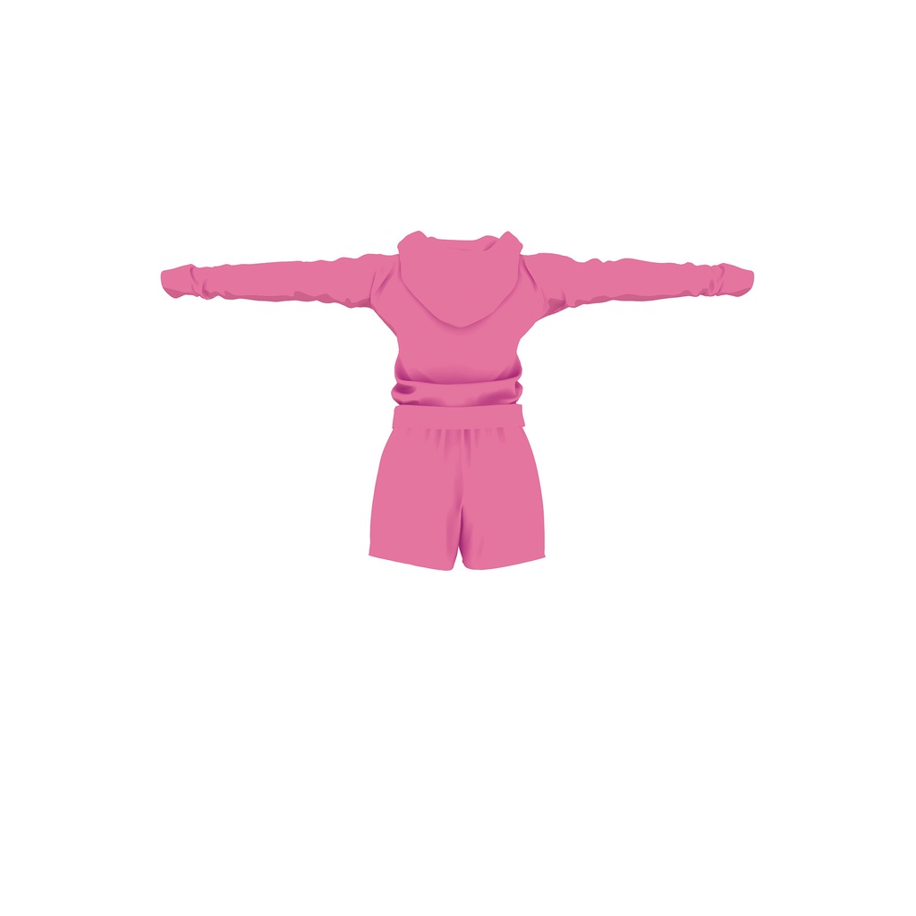 凪夜瑠璃用のルームウェア(トップス、ショートパンツ)3色入り