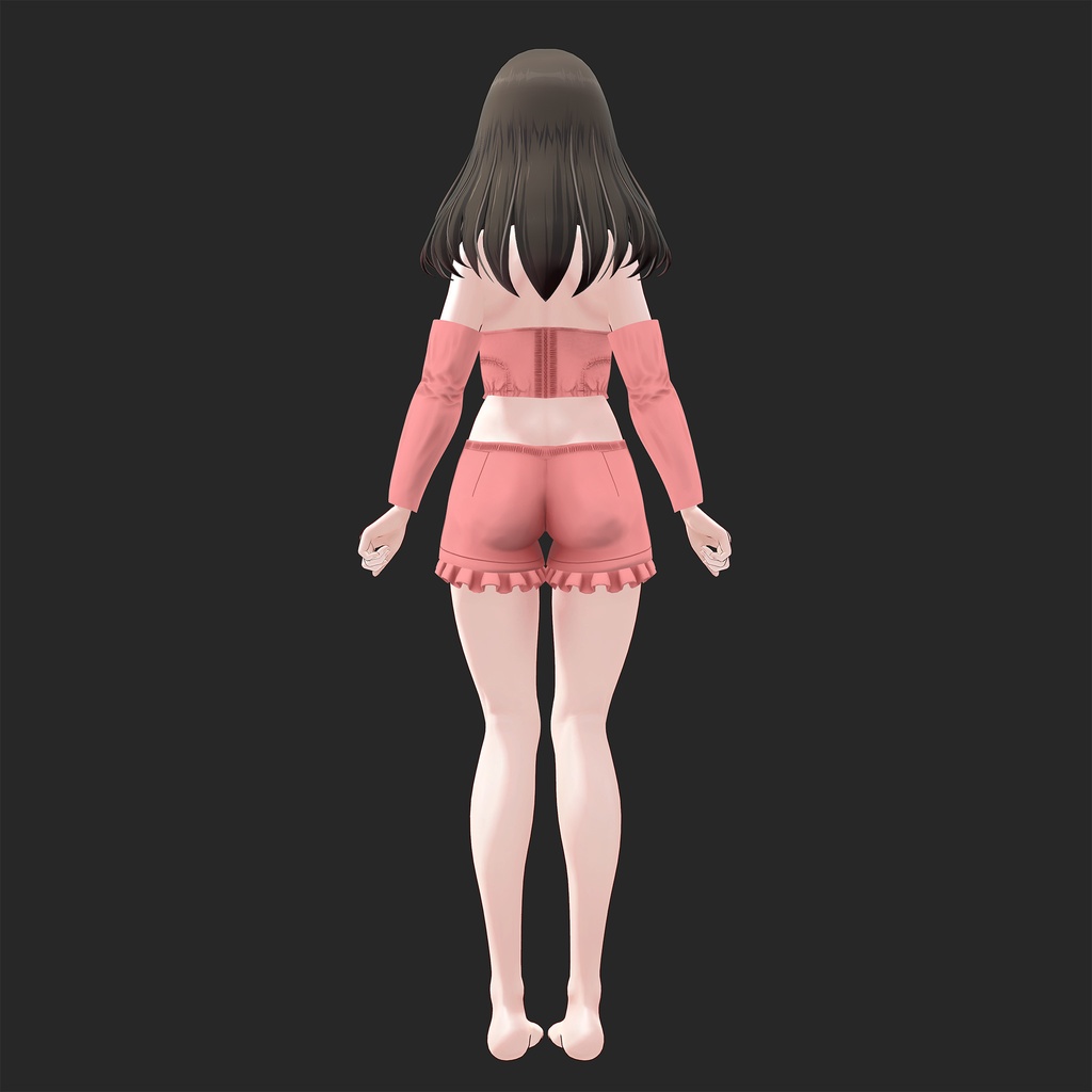 立花優衣用の衣装、ルームウェア4色入り