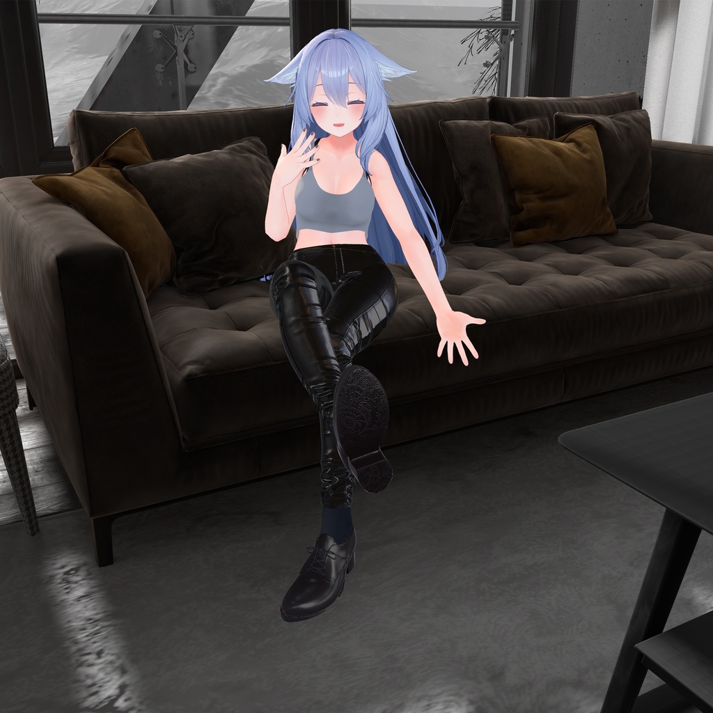 セレスティア、マヌカ、桔梗、萌用の革靴(オックスフォードシューズ)