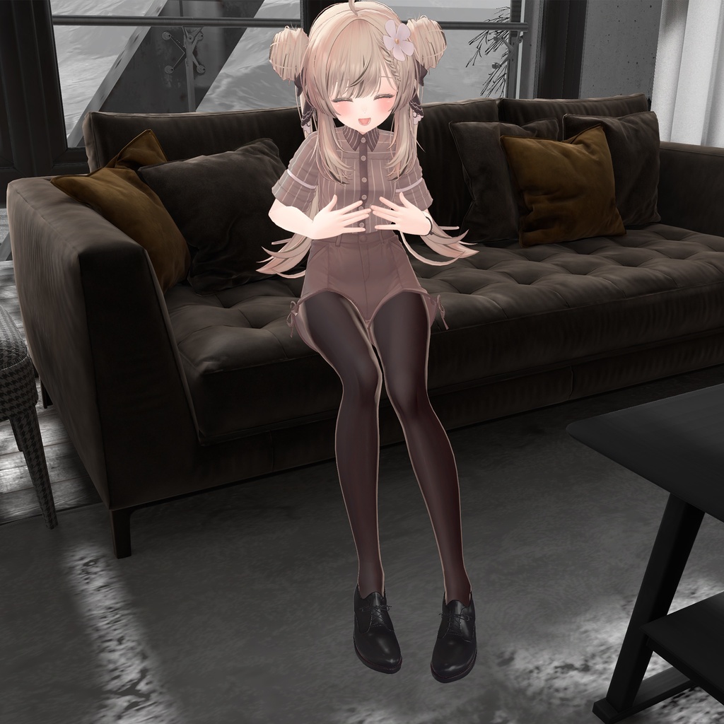 セレスティア、マヌカ、桔梗、萌用の革靴(オックスフォードシューズ)