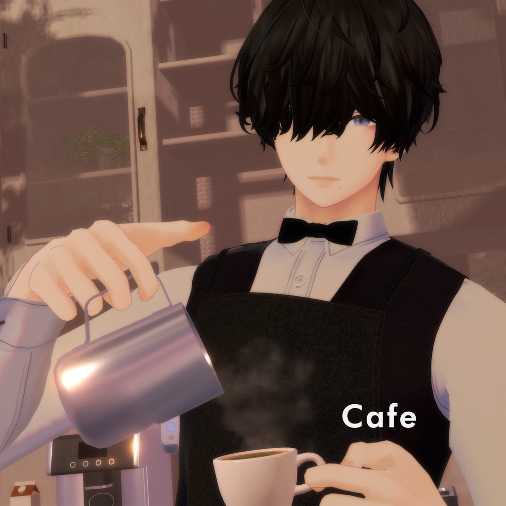 水瀬、怜用のバーテンダーやカフェ店員の衣装