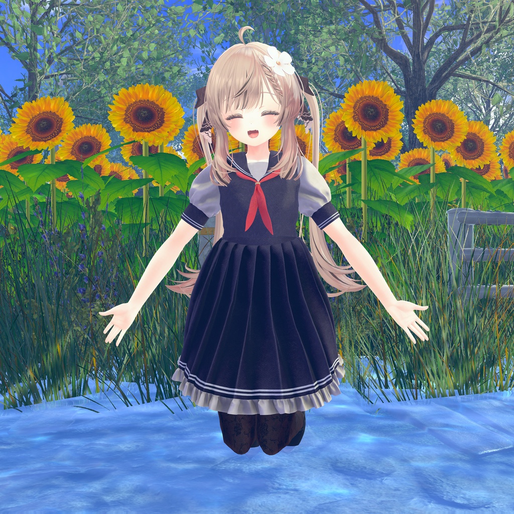 マヌカ用衣装 セーラーカラーコーデ