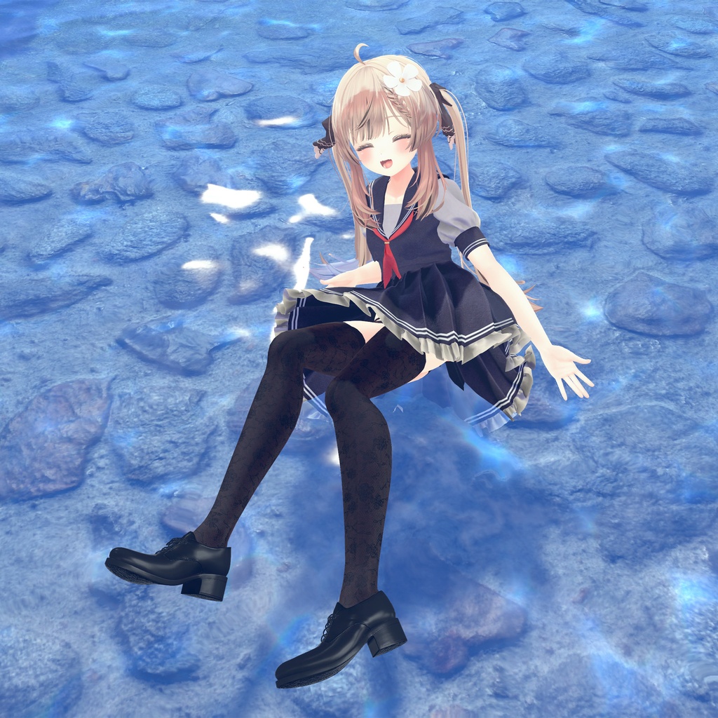 マヌカ用衣装 セーラーカラーコーデ