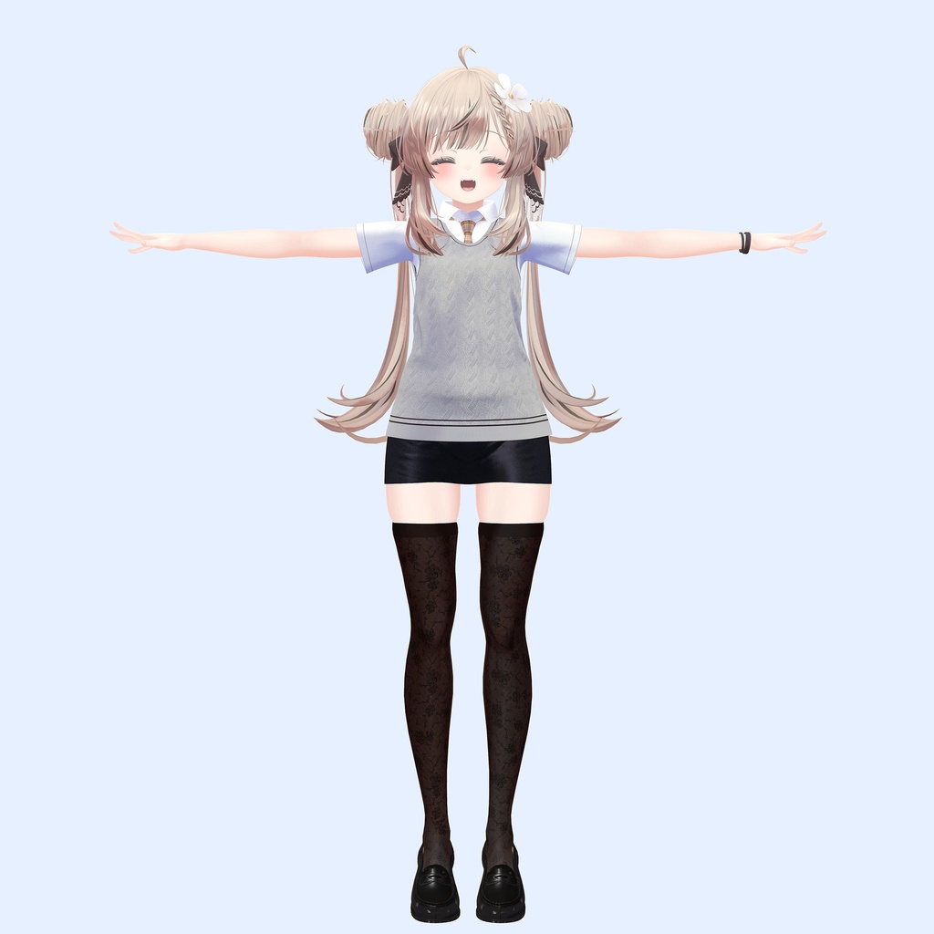 マヌカ用の衣装、サマースクール(ベスト2色入り)