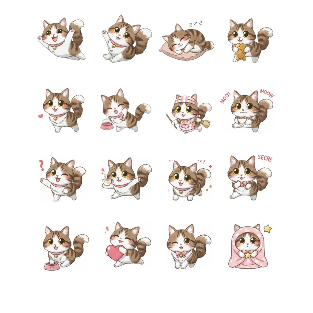 ゆうちゃんfamily Canva編集クリップアート あみ①