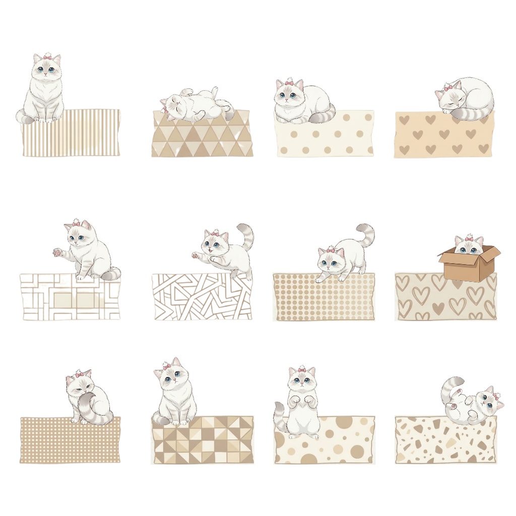 ゆうちゃんfamily Canva編集マスキングテープ風イラストクリップアート くう①