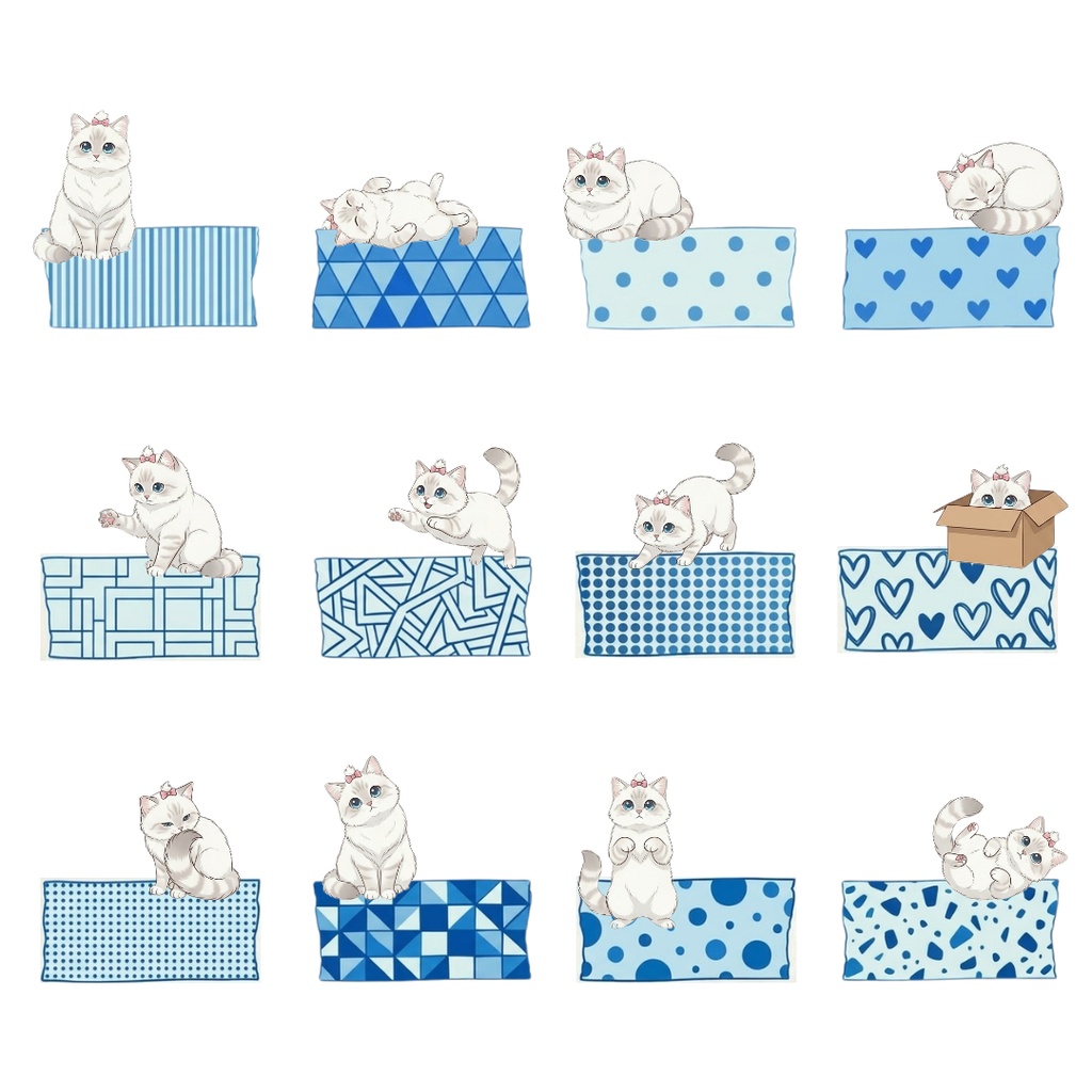 ゆうちゃんfamily Canva編集マスキングテープ風イラストクリップアート くう①