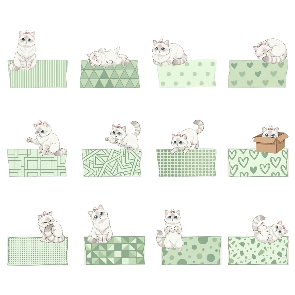 ゆうちゃんfamily　Canva編集マスキングテープ風イラストクリップアート　くう①　