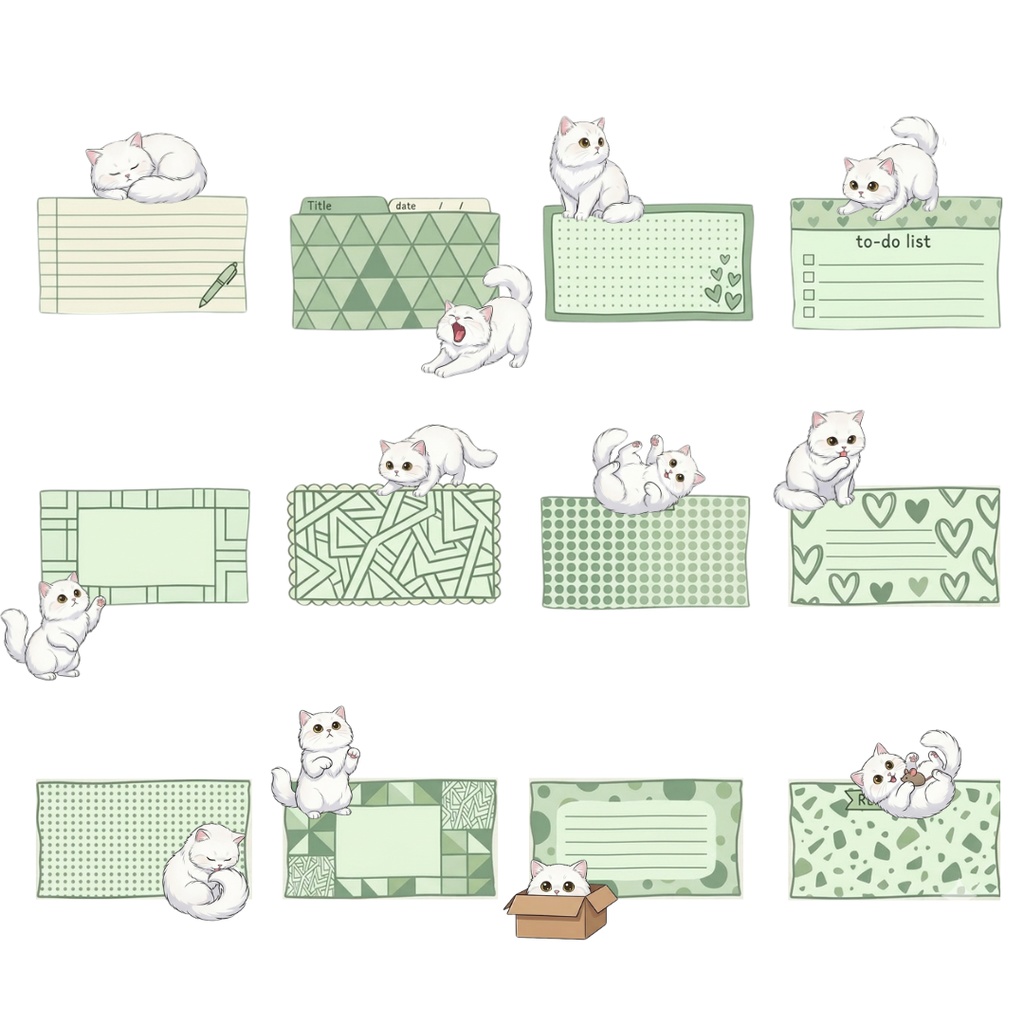 ゆうちゃんfamily Canva編集可メモ帳風イラストクリップアート ラッキー①