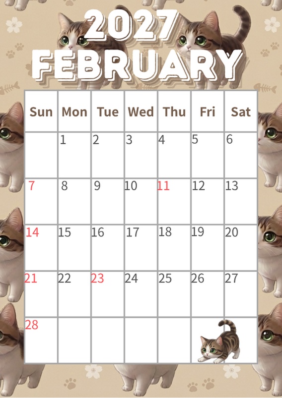 ゆうちゃんfamily Canva編集可デジタルカレンダー「あみ」