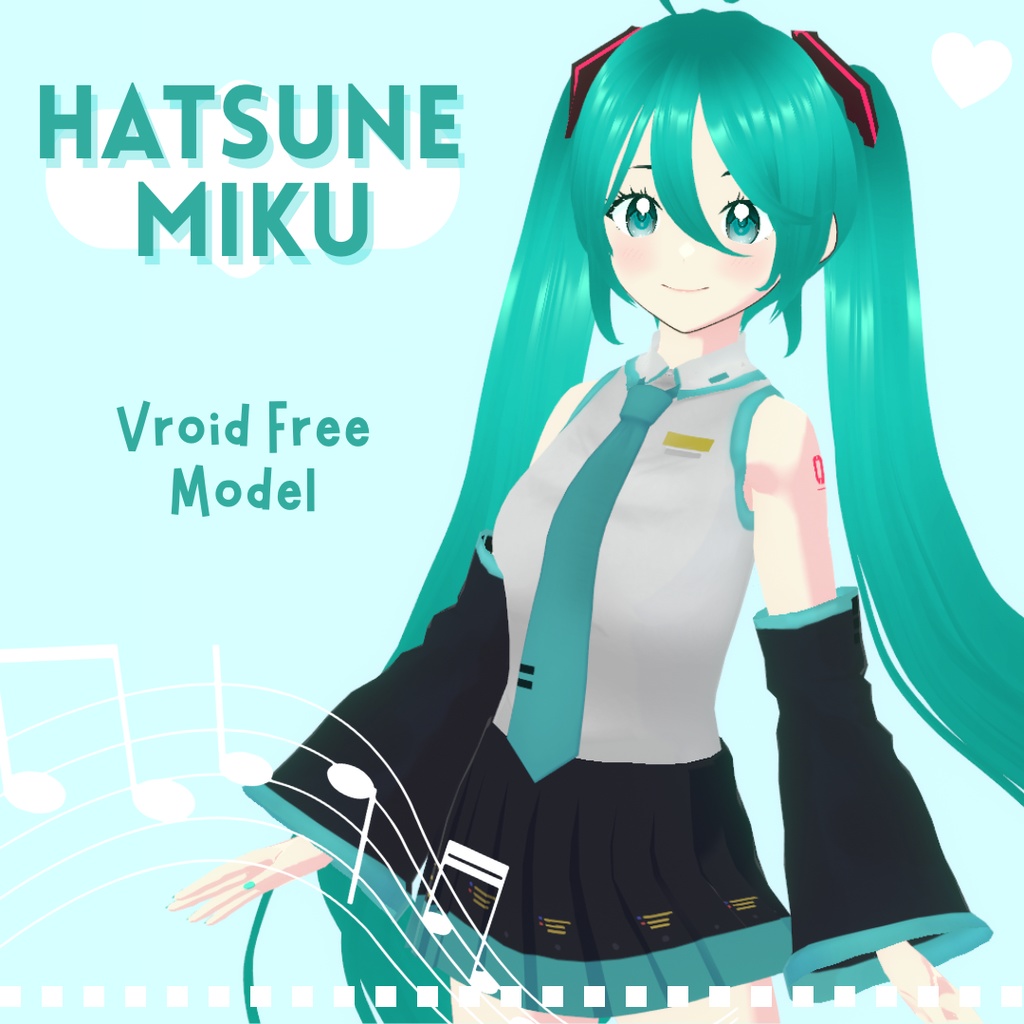 Hatsune Miku Vroid Model