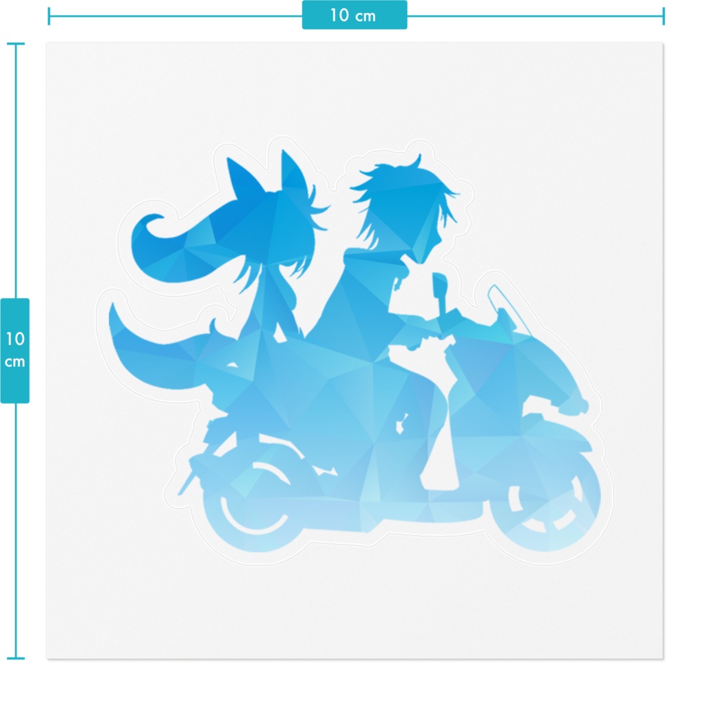 幸せの運び屋 クリアステッカー