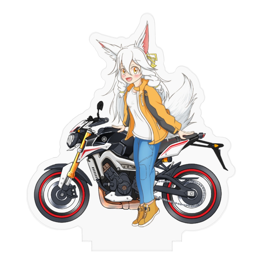 ユリ x MT-09ストリートラリー アクリルフィギュア