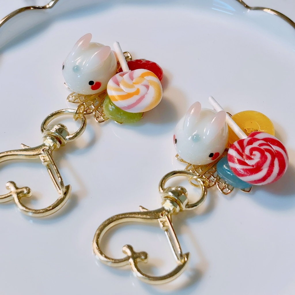 トトとキャンディのキーホルダー
