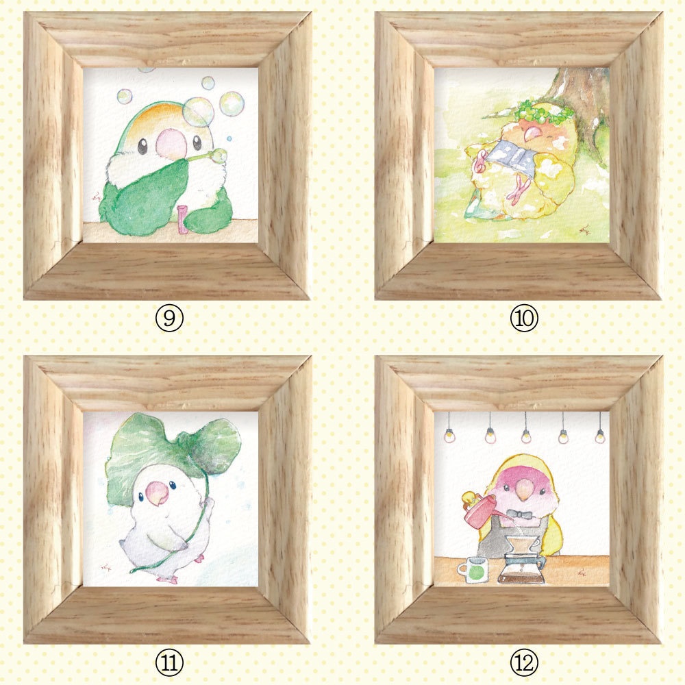 ミニ原画／コザクラ⑨～⑫