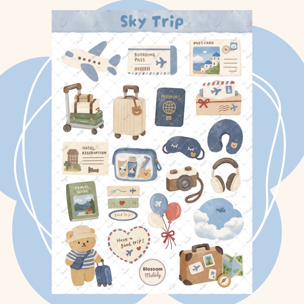 Sky Trip - Digital Sticker デジタルステッカー