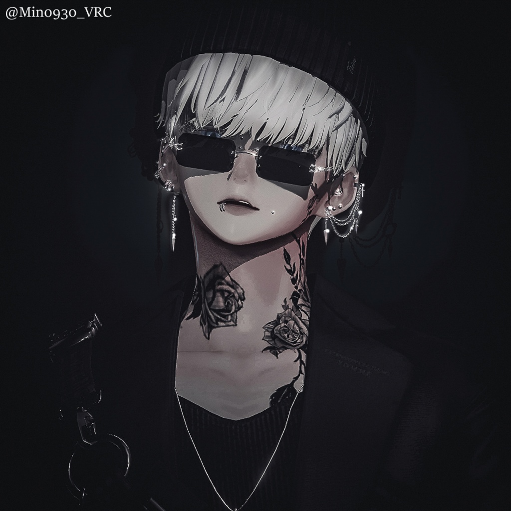 ⯌「ドロップピアス(DropPias)」29アバター対応