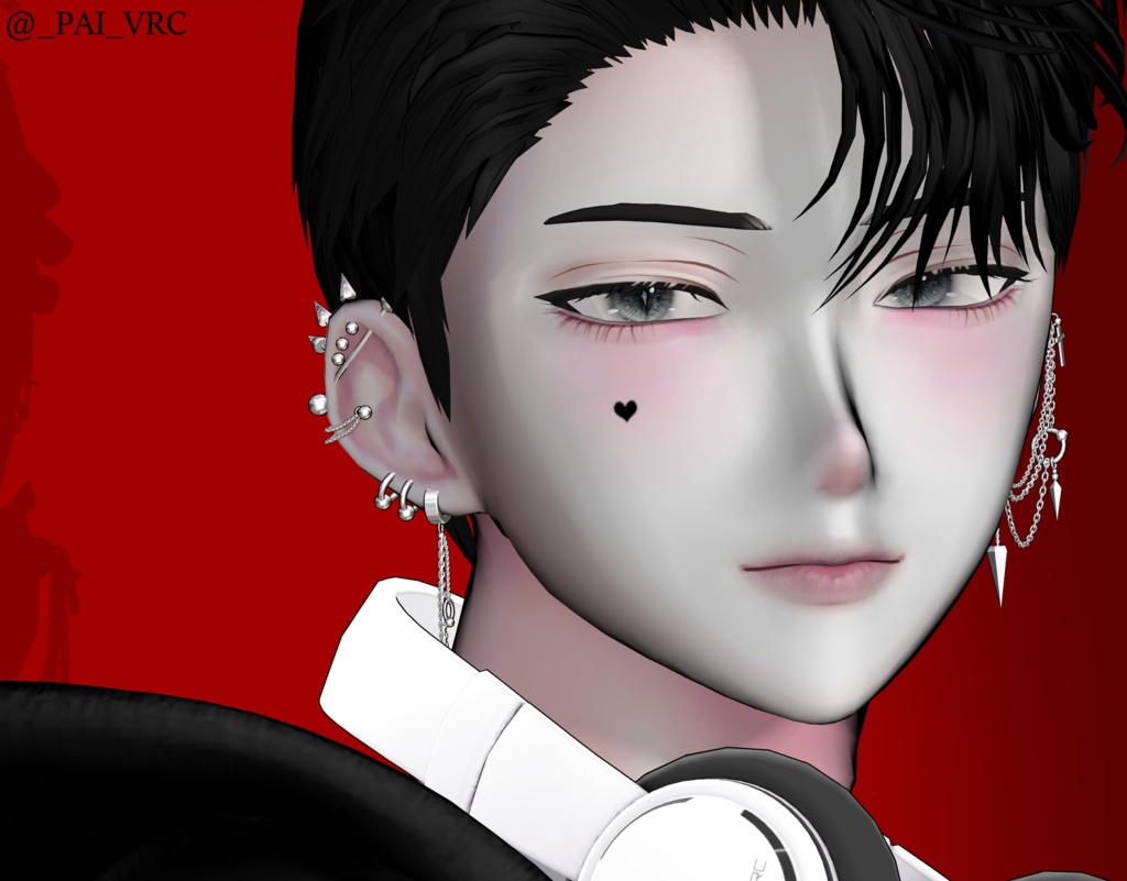 ⯌「ドロップピアス(DropPias)」29アバター対応