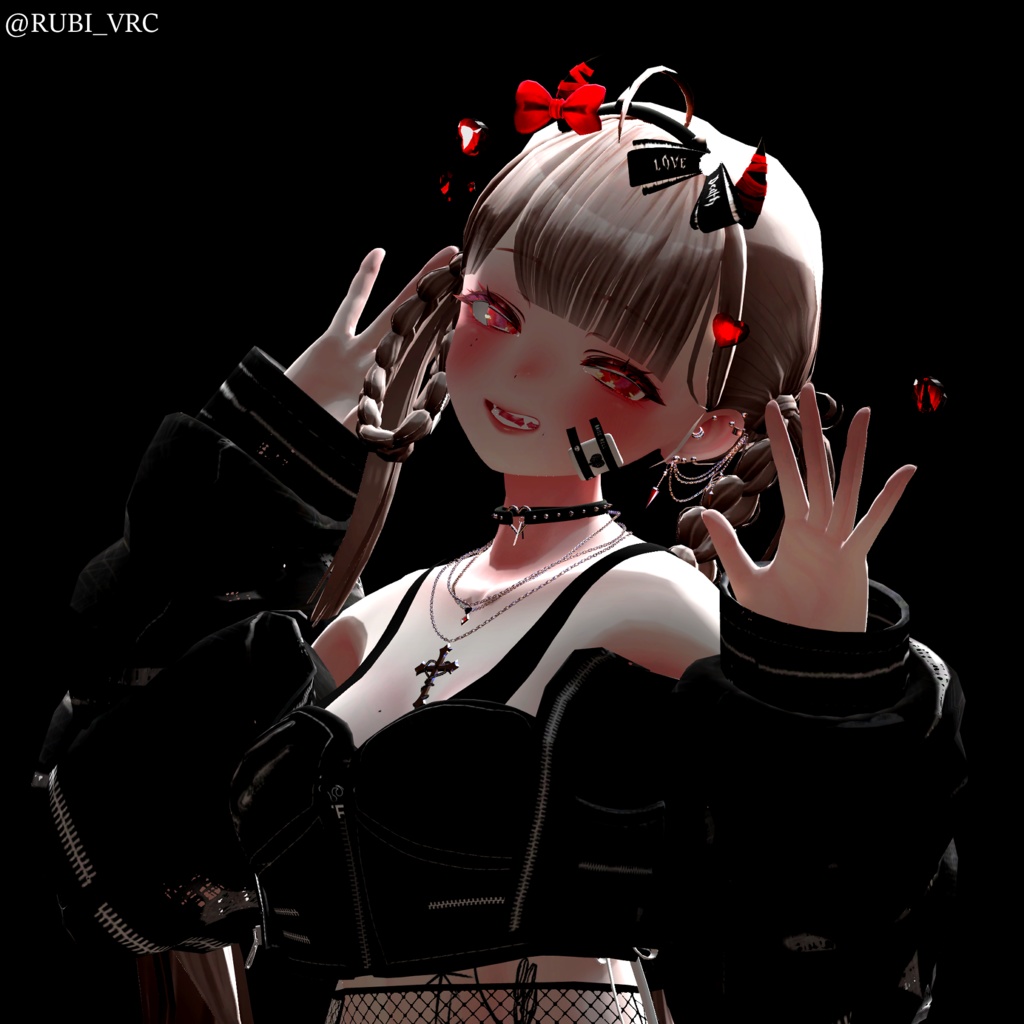 ⯌「ドロップピアス(DropPias)」29アバター対応