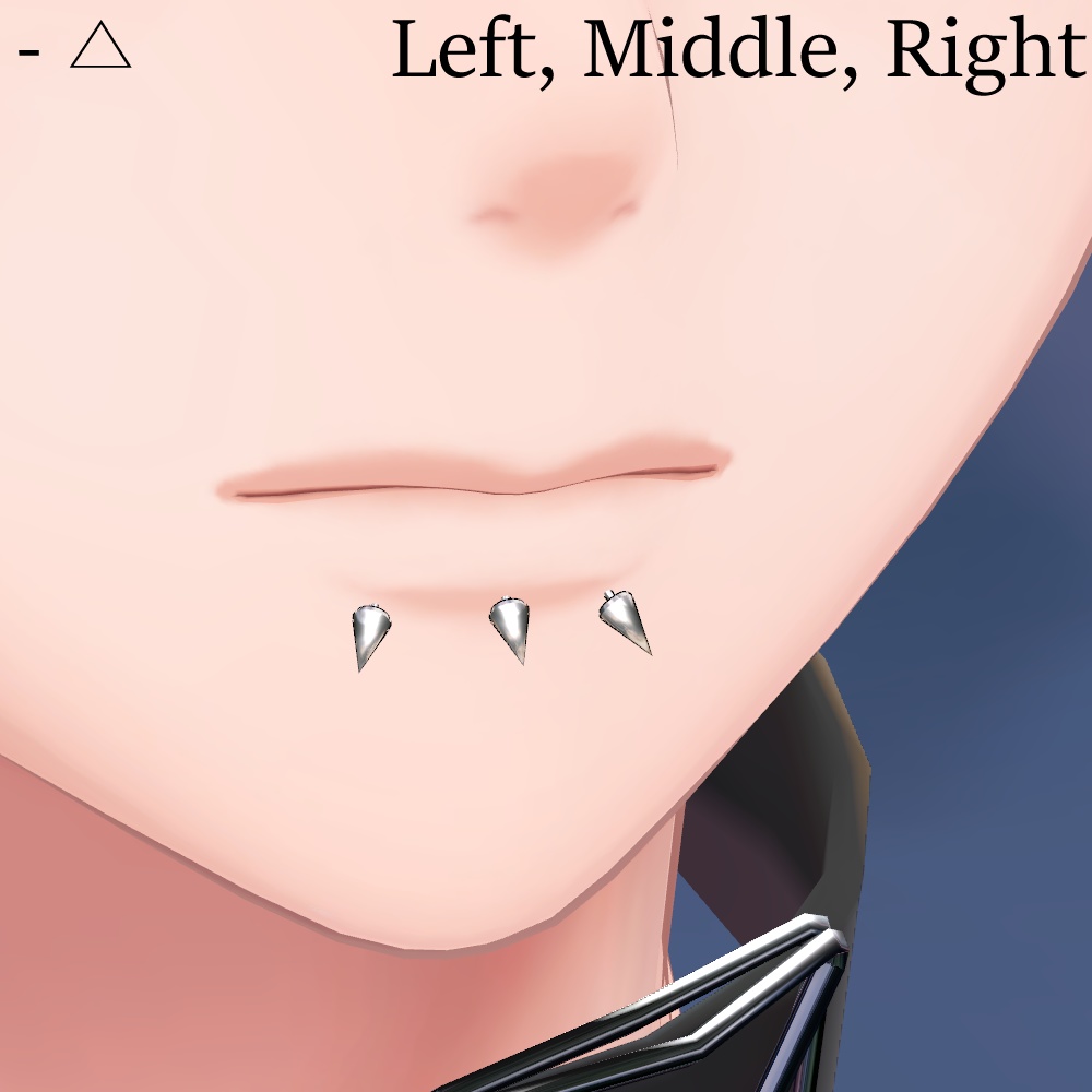 ⯌「WOOFピアス(WOOFpias)」6アバター対応