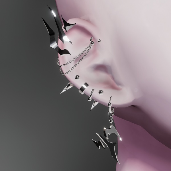 ⯌「MyBunkピアス」22アバター対応