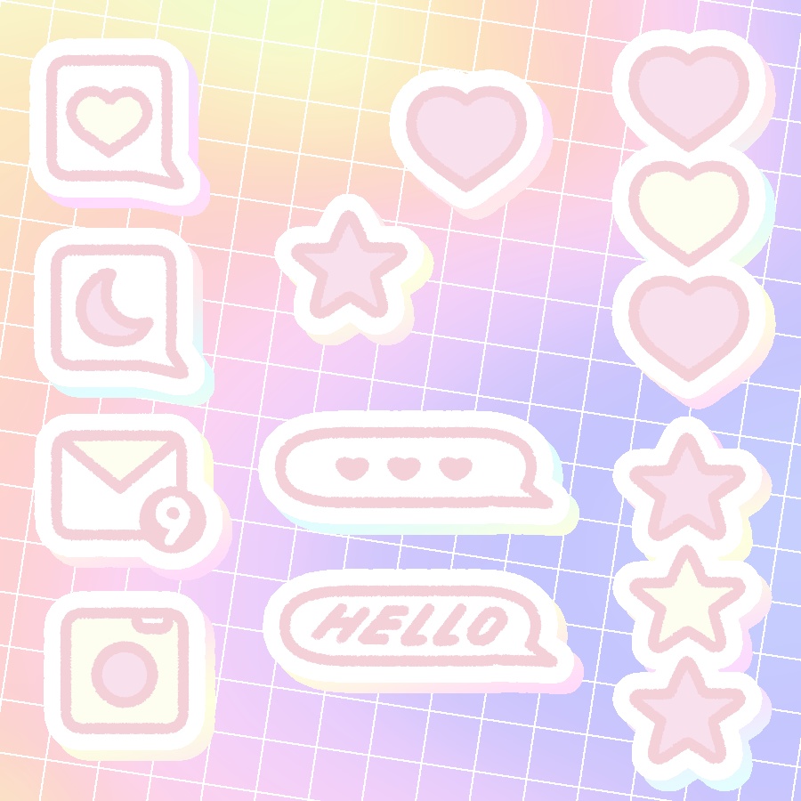 シール風素材(30枚セット)