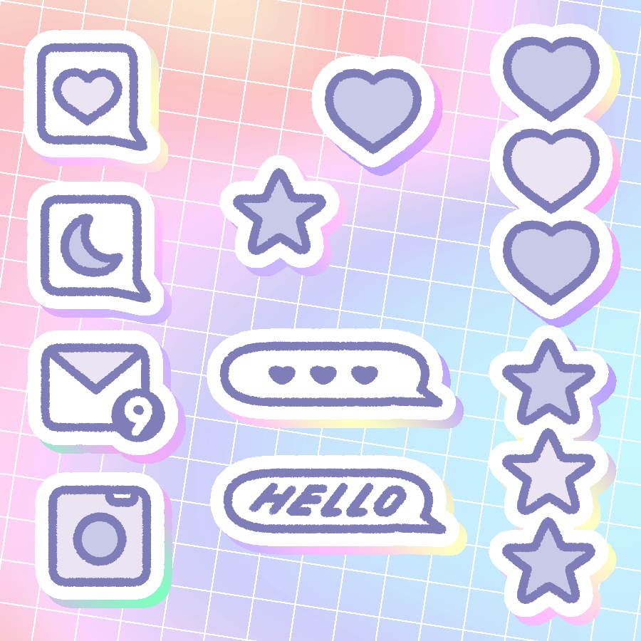 シール風素材(30枚セット)