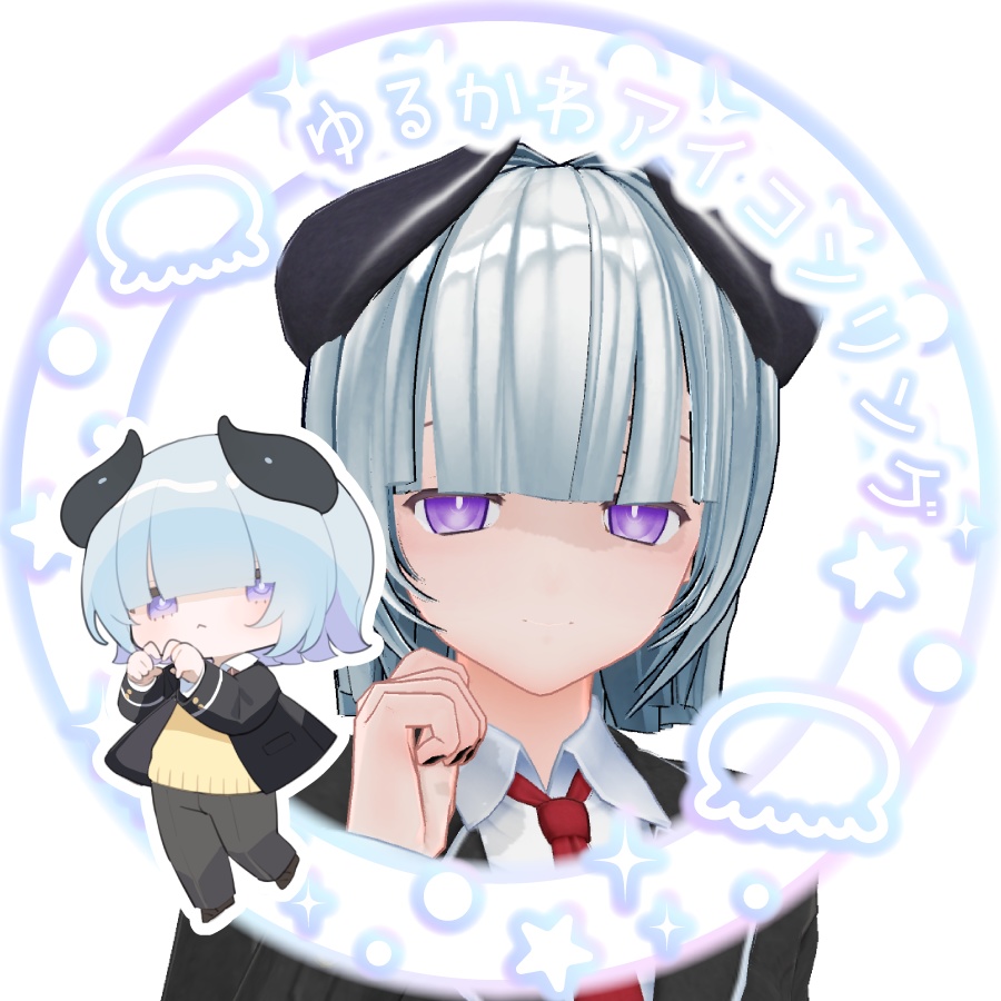 IRIAM向け・アイコンリング～くらげゆるかわ～