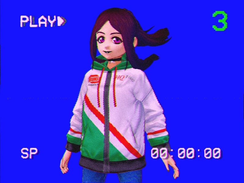 レトロなVCR P-1632ジャケット(フード付き) / Retro VCR P-1632 jacket with hood