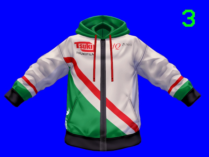 フード付きレトロVCRジャケット5点 / 5 Retro VCR jackets with hood