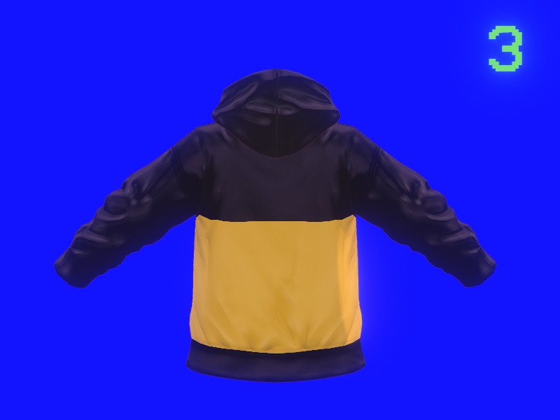 フード付きレトロVCRジャケット5点 / 5 Retro VCR jackets with hood