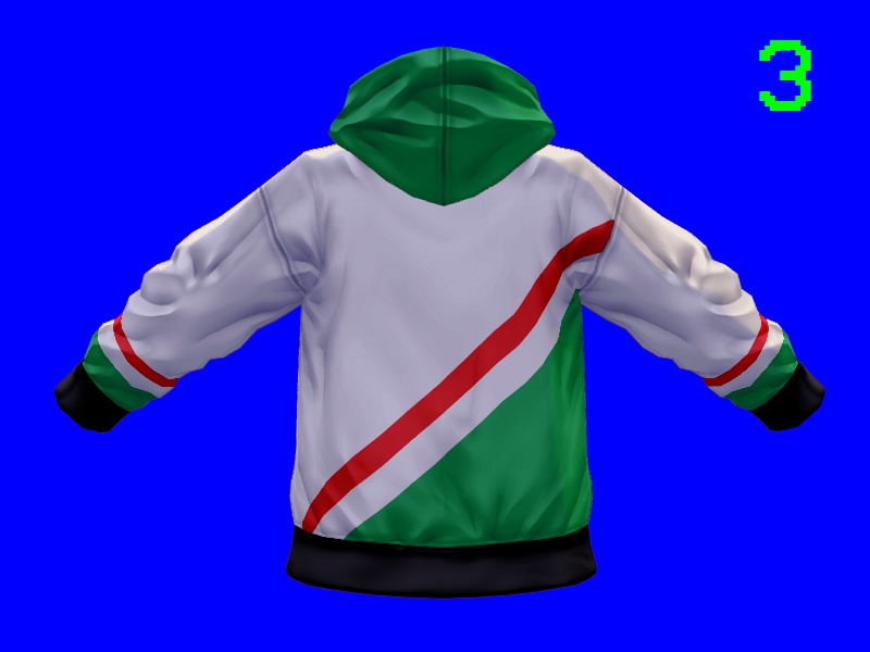 フード付きレトロVCRジャケット5点 / 5 Retro VCR jackets with hood