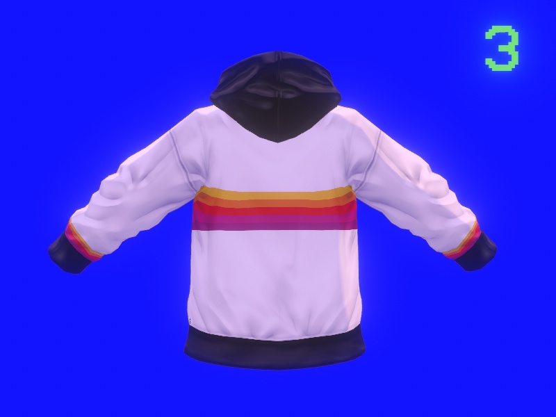 フード付きレトロVCRジャケット5点 / 5 Retro VCR jackets with hood
