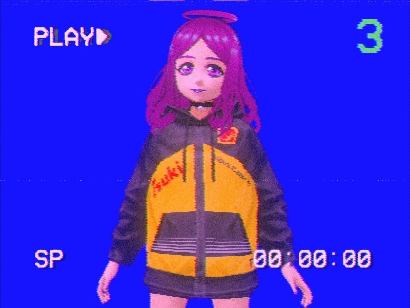 フード付きレトロVCRジャケット5点 / 5 Retro VCR jackets with hood