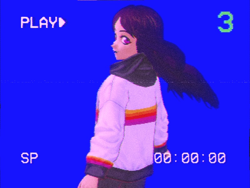 フード付きレトロVCRジャケット5点 / 5 Retro VCR jackets with hood