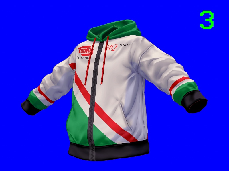 フード付きレトロVCRジャケット5点 / 5 Retro VCR jackets with hood