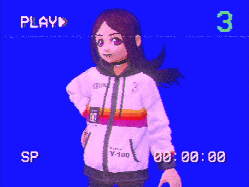 フード付きレトロVCRジャケット5点 / 5 Retro VCR jackets with hood