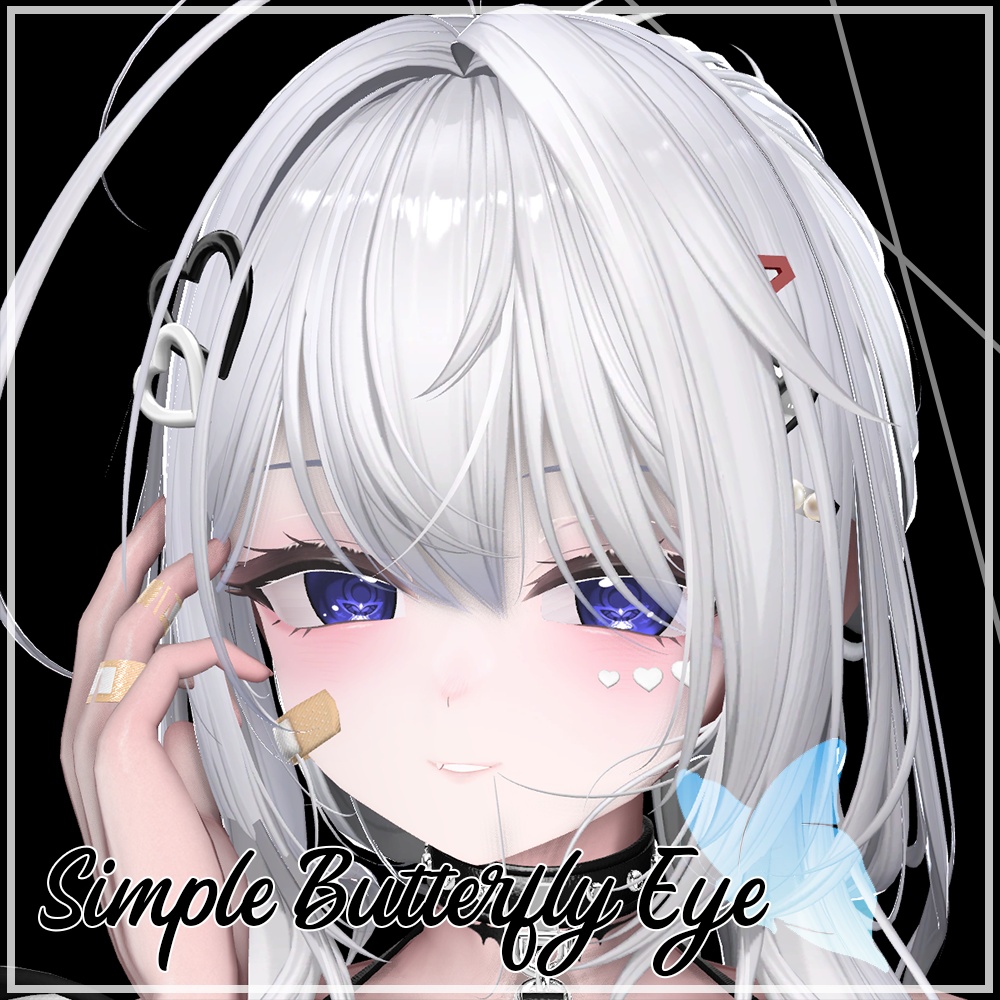 【4アバター対応】Simple & Butterfly Eye