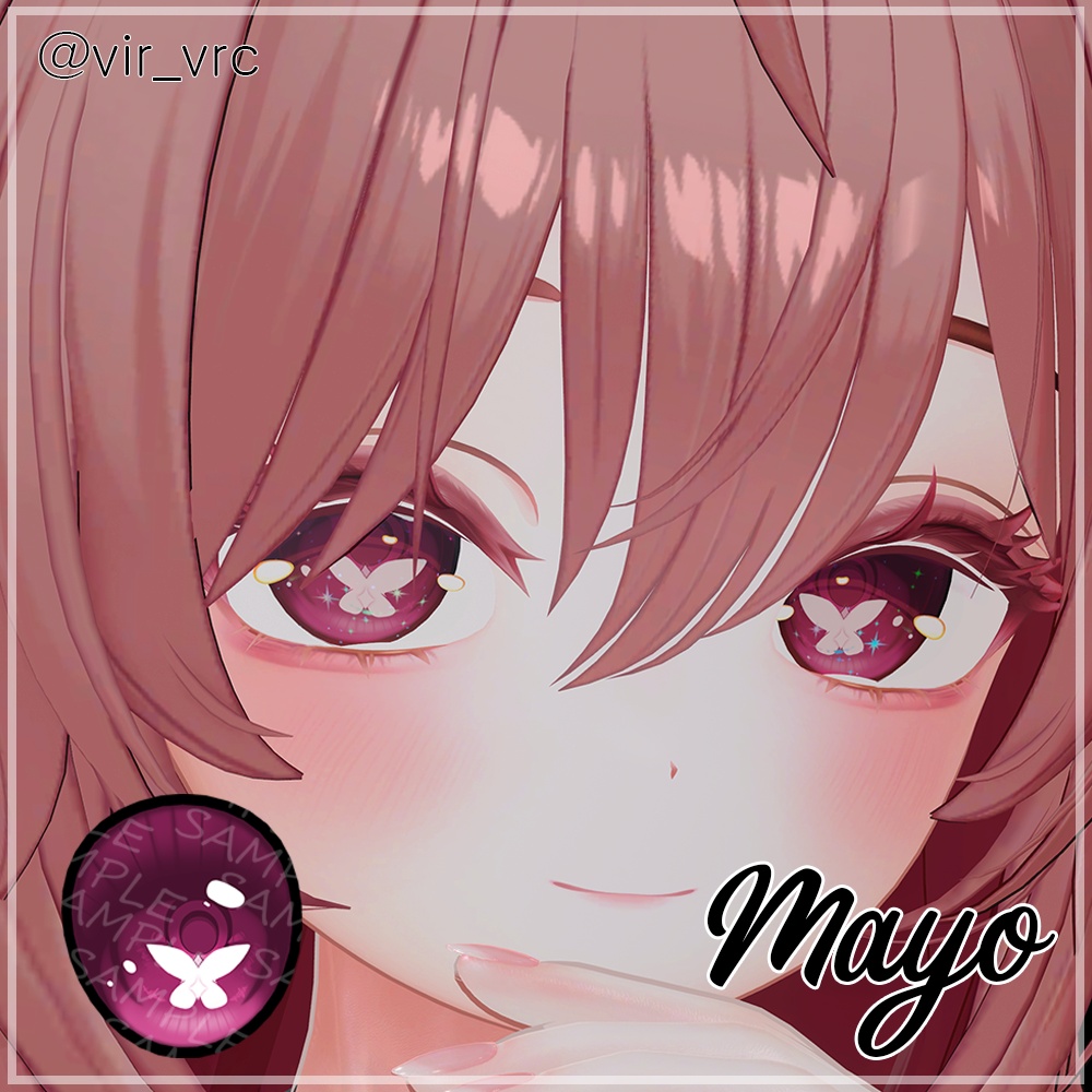 【7アバター対応】Simple & Butterfly Eye