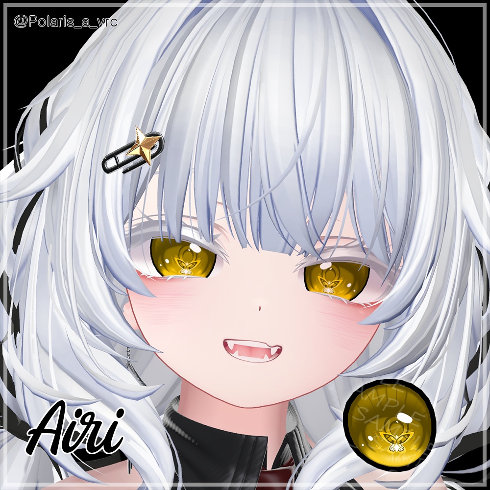 【4アバター対応】Simple & Butterfly Eye