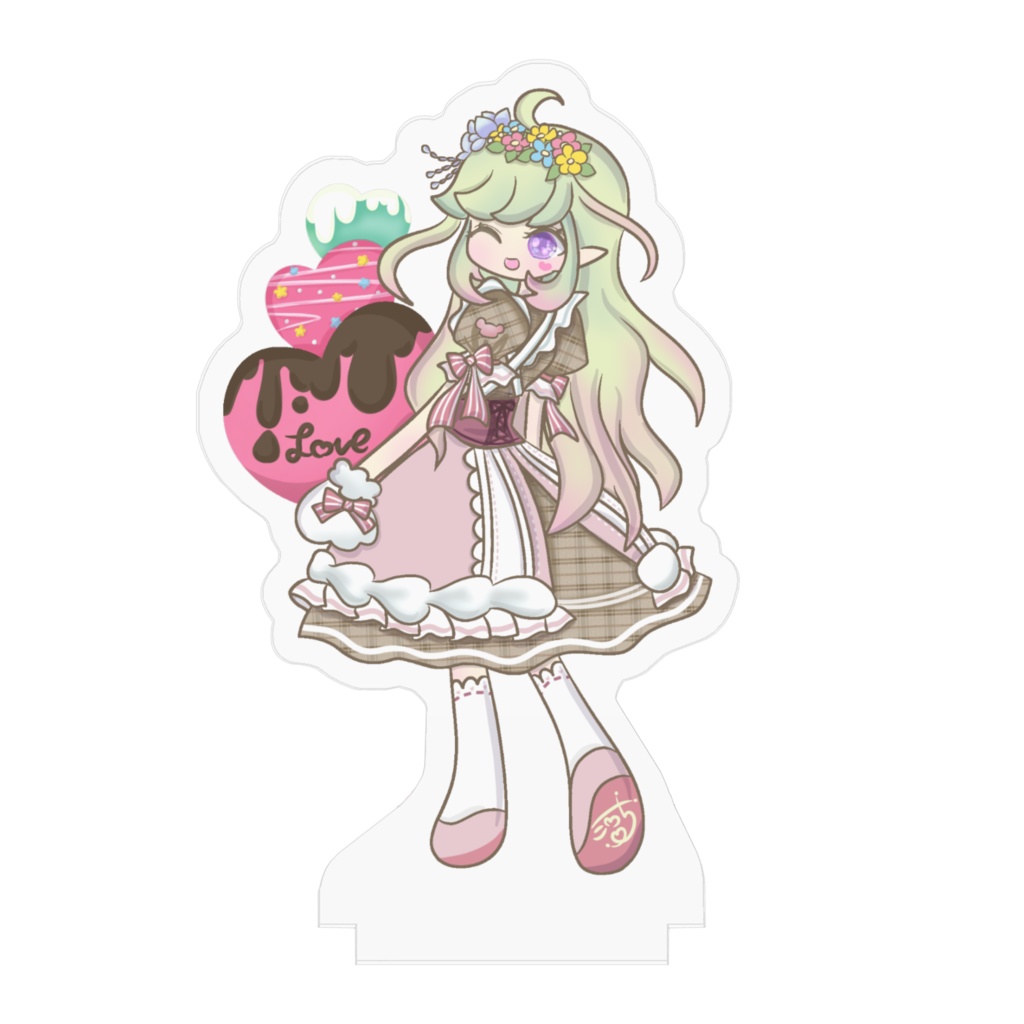 lovely chocolate シロち 7cm・10cm アクスタ