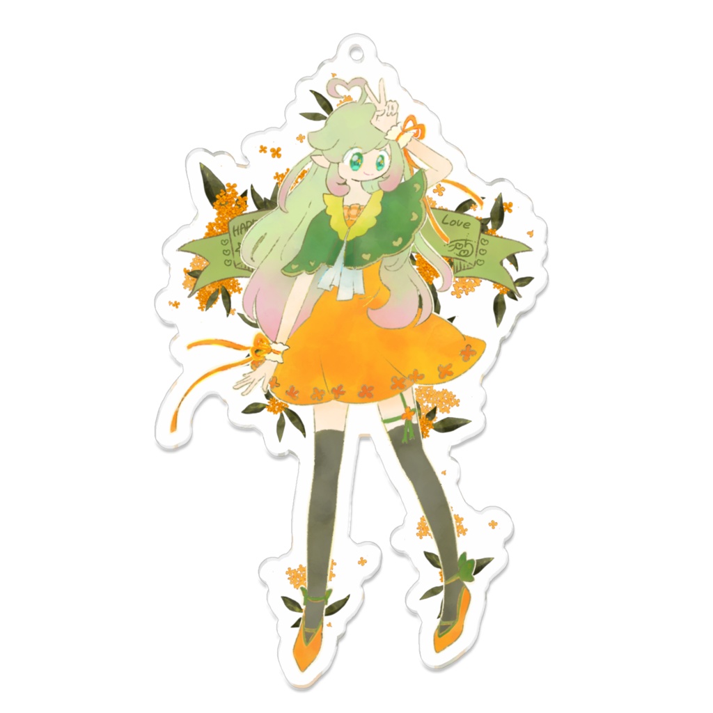 シロちと金木犀 sweet Holiday アクキー 7cm 10cm