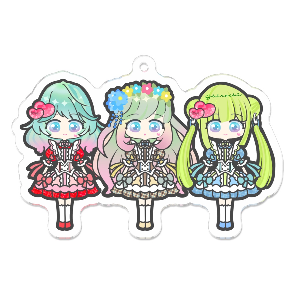 LoveShirochi アクキー７cm.10cm