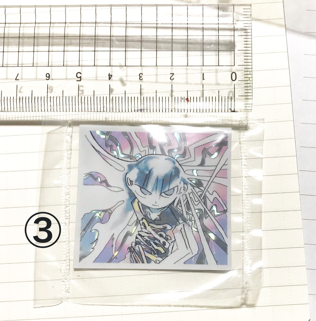 きらきらしたシール3種