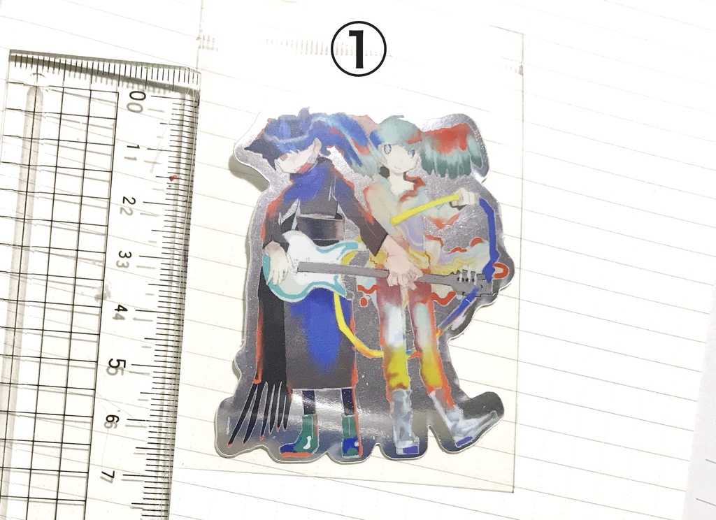 きらきらしたシール3種