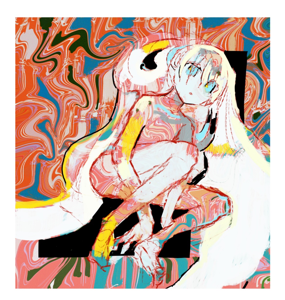 穏やかな渦のぐるぐるシール