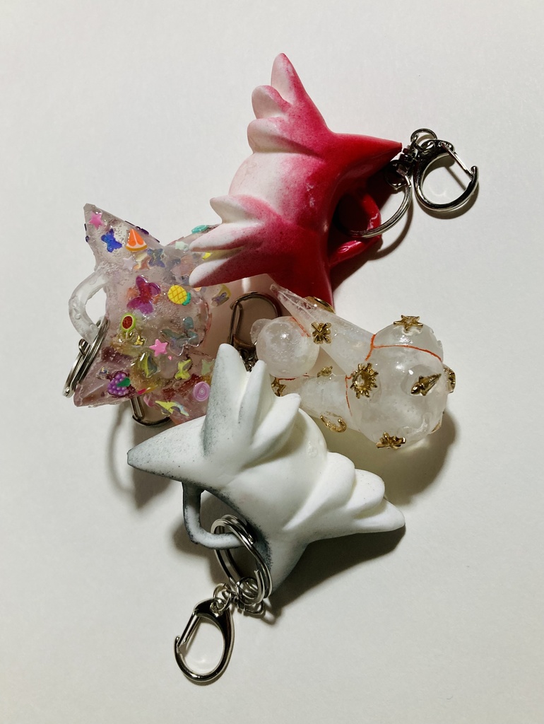 デコレーション コーニカ&ピース頭 4種