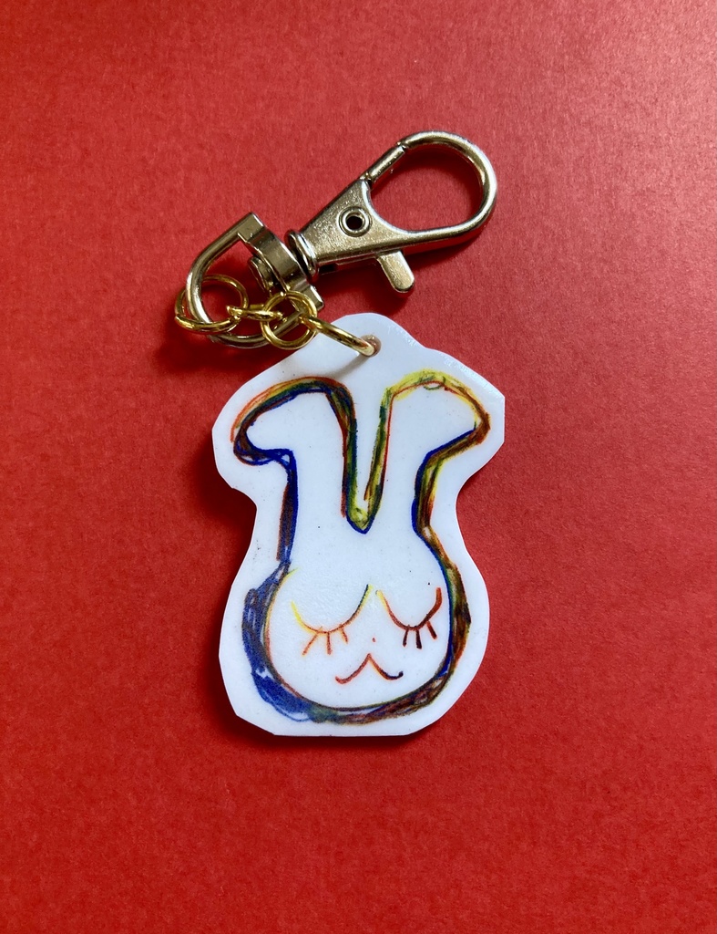 手描きプラ キーホルダー