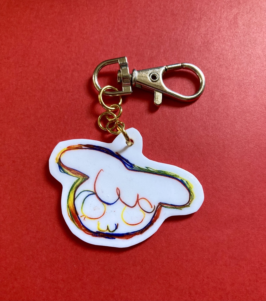 手描きプラ キーホルダー